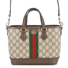 グッチ ハンドバッグ オフィディア GGスプリーム/レザー トートバッグ スモール 836848 GUCCI 2wayショルダーバッグ