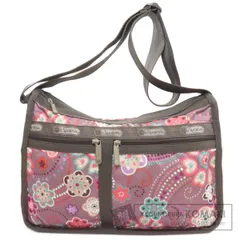LeSportsac レスポートサック フラワーモチーフ ショルダーバッグ ナイロン レディース [中古]