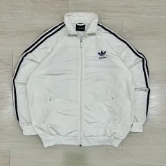 人気 90s アディダス ファイヤーバード 白黒 ホワイト トラックジャージ 115 3XL