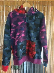 アベイシングエイプ シャークフーデッドジップアップ XL