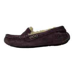 UGG(アグ) フラットシューズ 23 レディース アンスレー 3312 パープル ムートン