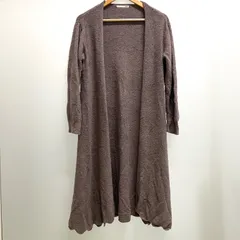 C500  gelato pique ロングカーディガン　ガウン　ルームウェア　レディース　F