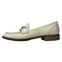 LUCA GROSSI(ルカグロッシ) ローファー 36 レディース - アイボリー アウトソール張替済 レザー