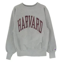 Champion チャンピオン USA製 90s 刺繍タグ REVERSE WEAVE HARVARD リバースウィーブ ハーバード グレー スウェット グレー系 M【中古】