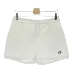 サイズ：L DELSOL デルソル MONA キルティング 中綿ショートパンツ  ホワイト系 [240101621088] ゴルフウェア レディース ストスト