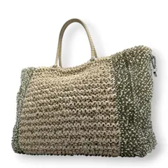 美品 アンテプリマ ANTEPRIMA ワイヤーバッグ トートバッグ ハンドバッグ バイカラー グリーン シルバー系 PVCワイヤー キラキラ 手編み レディース エレガント フェミニン パーティーバッグ デイリーユース 大容量 クリーニング済み s39