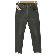 エイチビューティーアンドユースユナイテッドアローズ H BEAUTY ＆ YOUTH UNITED ARROWS カットオフデザインテーパードブラックデニム レディース JPN：S 
