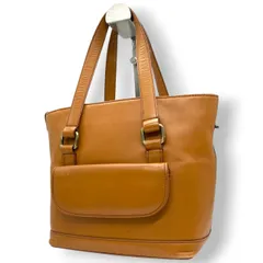 バーバリー BURBERRY ハンドバッグ トートバッグ ワンショルダー 肩掛け可 ノバチェック裏地 レザー 本革 フロントポケット ロゴ型押し ゴールド金具 ビンテージ ヴィンテージ レトロ クラシックデザイン レディース 上品 キャメル ブラウン s79