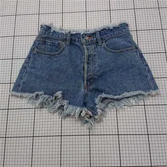 ◇ ⊂ マウジー MOUSSY 010AAA11-3650 デニムカットオフショートパンツ レディース E  【1601210001321】