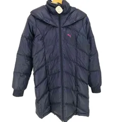 プーマ PUMA ロゴ刺繍 ロングダウンジャケット レディース JPN：L 