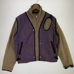 DIESEL ディーゼル ナイロンジャケット ベージュ パープル - メルカリ