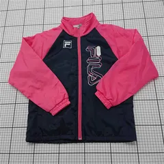 ◇ Θ フィラ FILA J9700 キッズジャケット 140cm ピンク系 ネイビー系 子供用 E  【1601210002700】