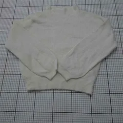 ◇ Θ ギャップ GAP モックネックリブニットセーター ホワイト系 M レディース E  【1601210002243】