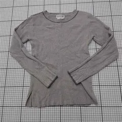 ◇ Θ チャオパニックティピー CIAOPANIC TYPY リブニット長袖トップス グレー系 レディース E  【1601210003189】