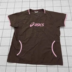 ◇ ⊂ アシックス asics XWW700 レディーススポーツTシャツ L ブラウン系 E  【1601210003417】