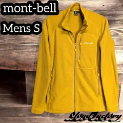 モンベル シャミースジャケット メンズS マスタード mont-bell アウトドア フリース