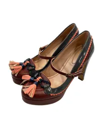 シーバイクロエ プラットフォームパンプス タッセル ストラップ レディース SIZE 37 (23.5cm) SEE BY CHLOE