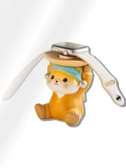 CIOP 【 どうぶつ スマート ウォッチ スタンド (ねこ 02) パール キャット 猫 】 ウォッチスタンド 腕時計 置き 充電 かわいい 可愛い おしゃれ フィギュア 卓上 スマートウォッチ/アップルウォッチ [ねこ 02]