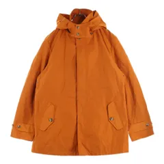 Eddie Bauer (エディバウワー) コットンナイロン フーデッド マウンテンパーカー ロングジャケット コート オレンジ 01 9426