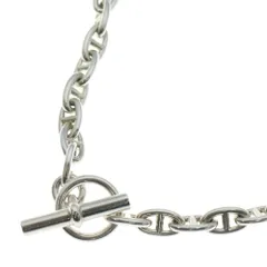 HERMES (エルメス) 00s Chaine d'Ancre Necklace Silver925 PM シェーヌダンクル ロングネックレス 126コマ シルバー