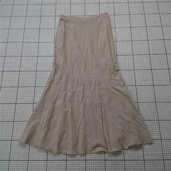 ◇ Θ グリーンレーベルリラクシング GREEN LABEL RELAXING コットンフレアスカート ベージュ系 レディース E  【1601260015491】