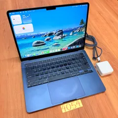【動作確認済み】 MacBook air 13インチ 2022 アップル Apple M2 24GB 512GB 動画編集可能 カメラ内蔵 ノートPC ノートパソコン SSD搭載 macOSインストール済み 【4054】