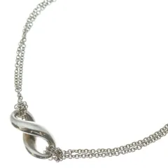 TIFFANY & Co. (ティファニー) インフィニティ ネックレス ペンダント チェーン シルバー AG925 7.4g