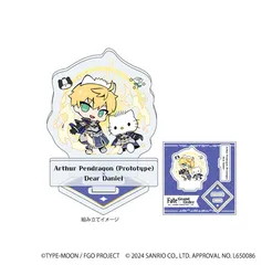 アクリルスタンドプレート「Fate/Grand Order×サンリオキャラクターズ」02/アーサー･ペンドラゴン〔プロトタイプ〕×ディアダニエル 描き下ろしイラスト 新品未開封品