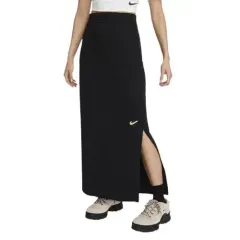 新品 M NIKE ナイキ スウッシュ ジャージ マキシ スリット ロング スカート