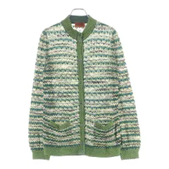 MISSONI (ミッソーニ) ニット 総柄カーディガン グリーン