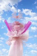 韓国風ハートフラワースティック🩷卒業式花束