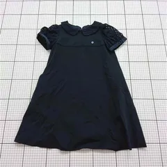 ◇ ⊂ トッカ TOCCA キッズワンピース ネイビー系 半袖 130 女の子 E  【1601260014562】