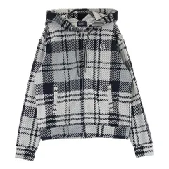 サイズ：2 PEARLY GATES パーリーゲイツ  ジップパーカー チェック ネイビー系 [240101614956] ゴルフウェア レディース ストスト