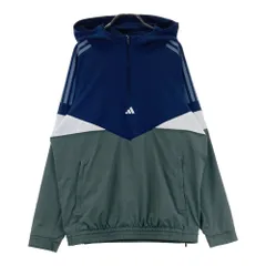 サイズ： ADIDAS GOLF アディダスゴルフ IM7223 ハーフジップ長袖フーディ ジャケット  グリーン系 [240101616598] ゴルフウェア メンズ ストスト
