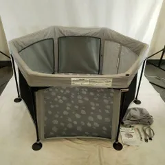 洗えてたためるポータブルベビーサークル (152×118×70cm)  メッシュ製ベビーサークル 日本育児