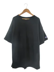 チャンピオン CHAMPION CWSP389 REVERSE WEAVE ヘビーウェイト Tシャツ クルーネック 半袖 刺繍 ロゴ サイズMEDIUM 黒 QQQ