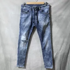 DIESEL ディーゼル JOGG JEANS THOMMER CB-NE ダメージ リペア 加工 スリム ストレッチ ジョグジーンズ デニムパンツ size.W30 ブルー