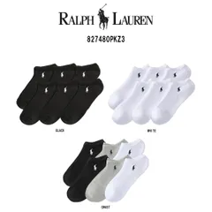 POLO RALPH LAUREN(ポロ ラルフローレン)ソックス ショート くるぶし ローカット アソート 6足セット ロゴ 靴下 男性用 メンズ ギフト 827480PKZ3