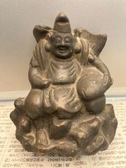 天然石ラブラドライトの大仏様 置物 ご購入前に在庫確認必要m.344