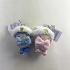 【★加古川物流】【美品】リトルツインスターズ キキ&ララ マスコットホルダー キラキラウインター 【722】