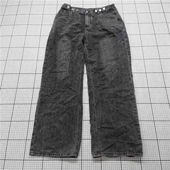 ◇ Θ ホリデイ HOLIDAY ワイドデニムパンツ ブラック系 Mサイズ レディース E  【1601260015019】