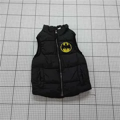 ◇ Θ エイチアンドエム H&M バットマン キッズ中綿ベスト ブラック系 110/116cm E  【1601260016085】