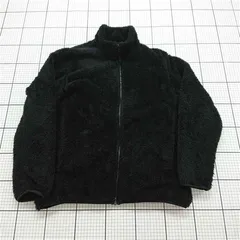 ◇ ⊇ ユニクロ UNIQLO フリースフルジップジャケット XL ブラック系 メンズ E  【1512100008361】