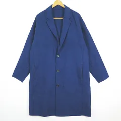 センスオブプレイス バイ アーバンリサーチ Sense of Place by Urban Research ビッグチェスターコート M ブルー 2sa6867