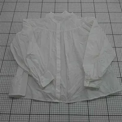 ◇ Θ ユナイテッドアローズ A DAY IN THE LIFE バンドカラーコットンブラウス レディース E  【1601210009044】