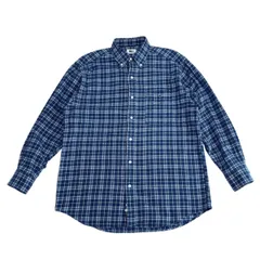 古着 ラコステ LACOSTE 長袖 ボタンダウンシャツ クリーニング済み チェック柄 大沢商会 80s 90s メンズ サイズ3