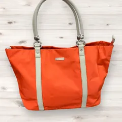 F-015-353　未使用　agnes b. 　アニエスベーアニエスベー ボヤージュ (agnès b. VOYAGE)  オレンジ　トートバッグ