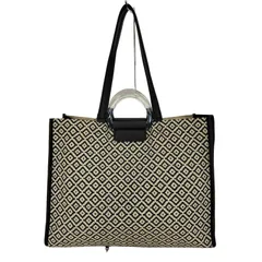 イアパピヨネ ear PAPILLONNER 2way ダブルハンドルトートバッグ レディース 表記無 