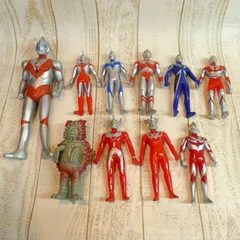 ウルトラマン ソフビ フィギュア 10点まとめて サウンドバトラー ウルトラマンパワード 高さ約16～28cm  怪獣ガラモン mb26202▲