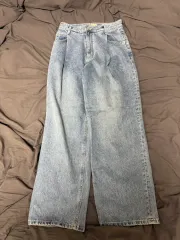 An ode begin Ver. 202 ワンタック ワイド デニム パンツ 2 サイズ